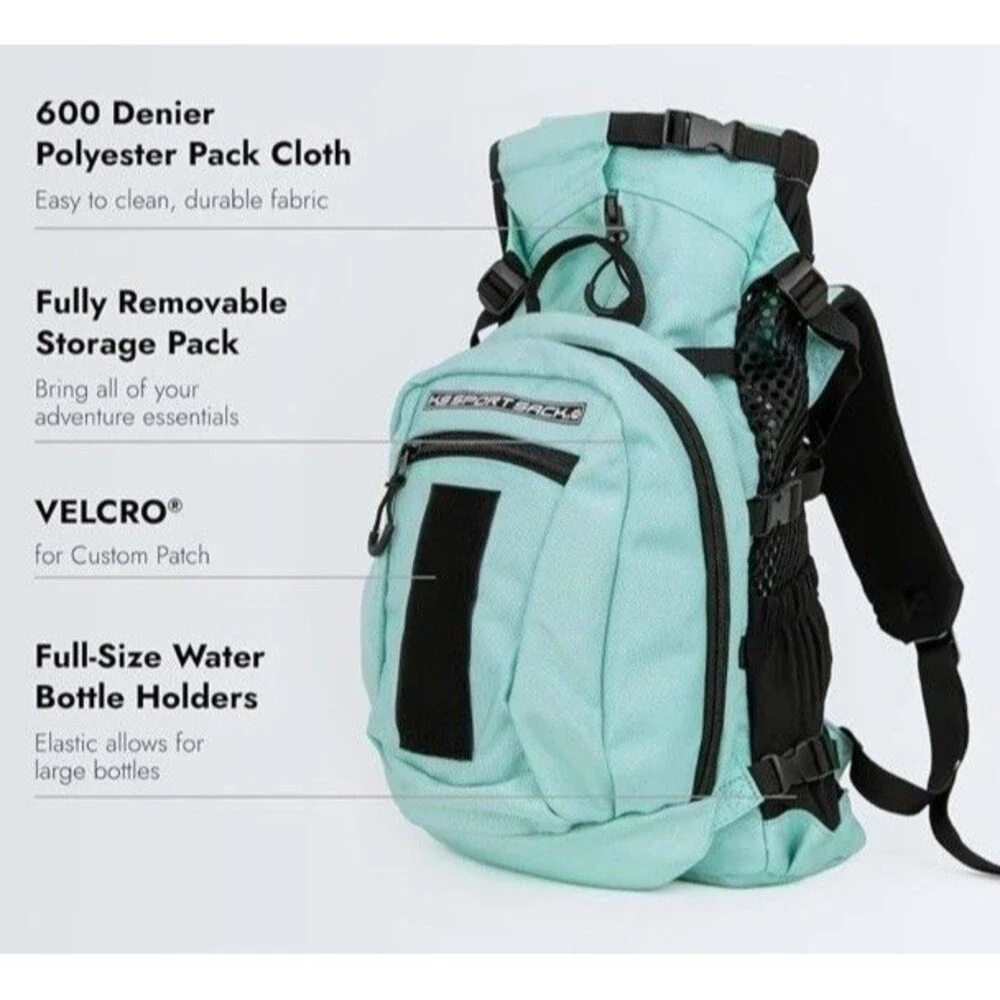 K9 Sport Sack Plus 2 Backpack Dog Carrier With Storage Bag Size S